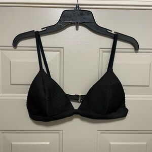 Hollister Swim Mix & Match Bikini Top. Black🖤 Sz LG